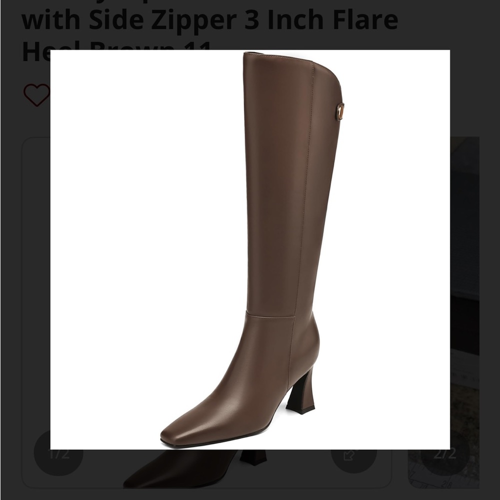 Chic Brown Heeled Boots